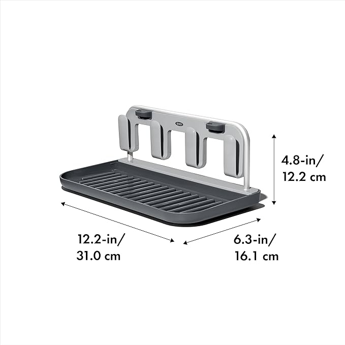OXO Good Grips Aluminum Frame Bottle Drying Rack - Image 3