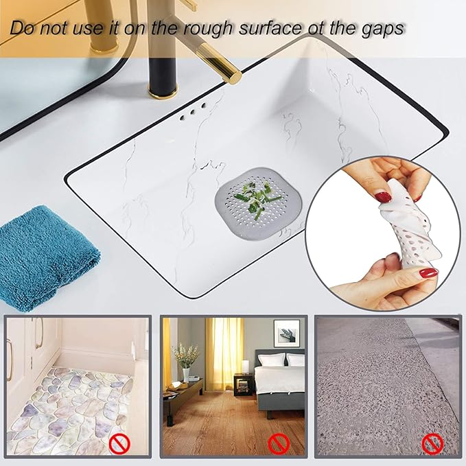 Hair Drain Catcher, Square Drain Cover - Image 3