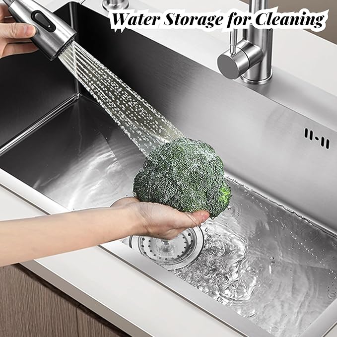2 Pack Kitchen Sink Strainer & Stopper Combo - Image 2