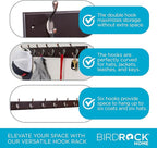 BIRDROCK HOME Hook Coat and Hat Rack - Image 5