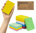 Kitchen Sponges, Non-Scratch Compressed Natural Cellulose Sponges by Metflavor