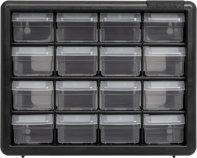 Akro-Mils 16-Drawer Plastic Cabinet - Image 16