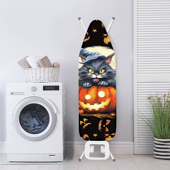ZDCUSTOM Pumpkin Cat Ironing Board Covers Halloween Replacement Iron Board Cover - Image 3