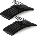TOPIA HANGER Padded Hangers for Women Clothing, 17-inch Satin Hangers 10 Pack by TOPIAHANGER