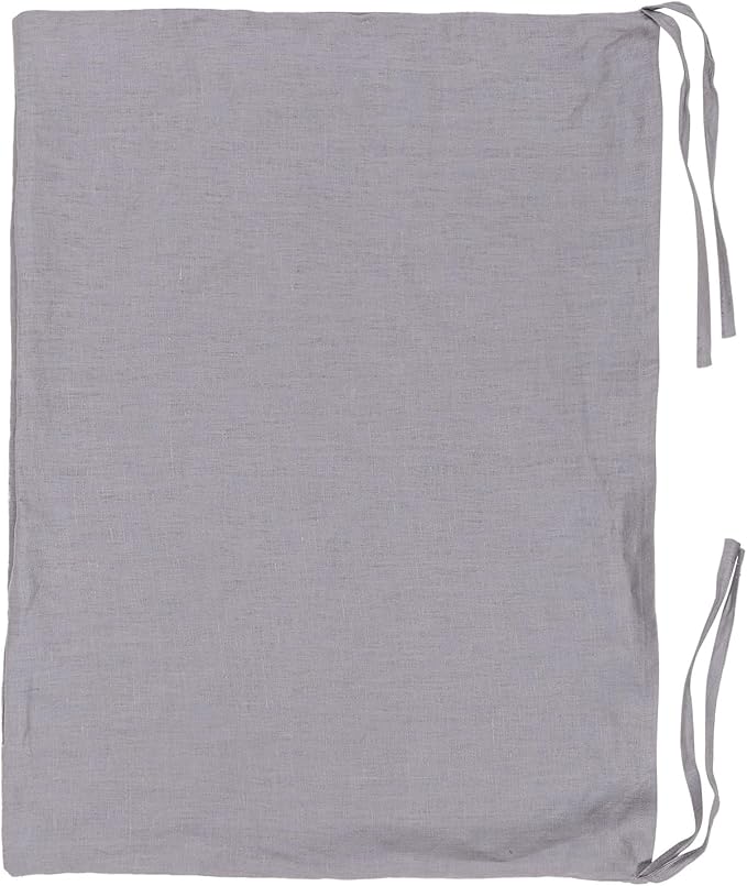Hanging Linen Laundry Bag, 100% Pure Flax Linen Over The Door Hamper - Image 7