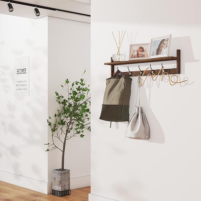 BAMEOS Wall Mounted Coat Rack - Image 4