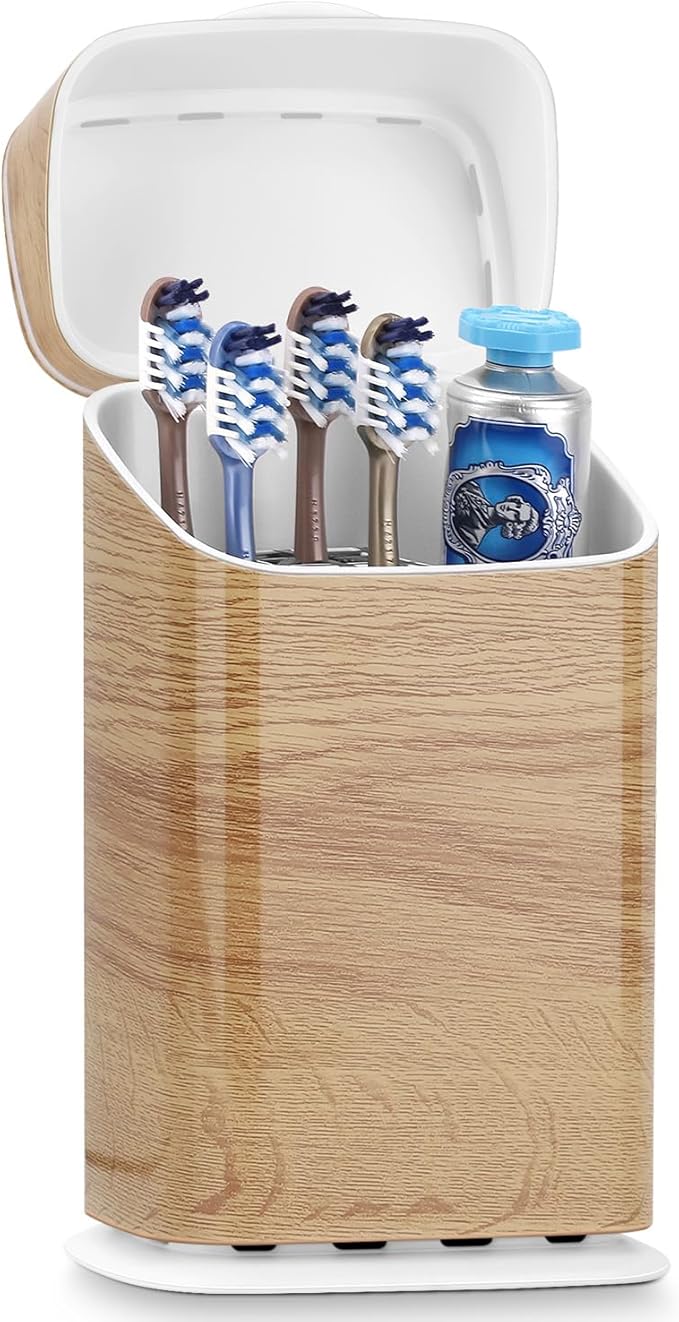 Toothbrush Holders with Cover by GFWARE