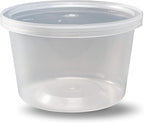 DuraHome - Deli Containers - 40 Pack BPA-Free Plastic Microwaveable Clear Food - Image 2