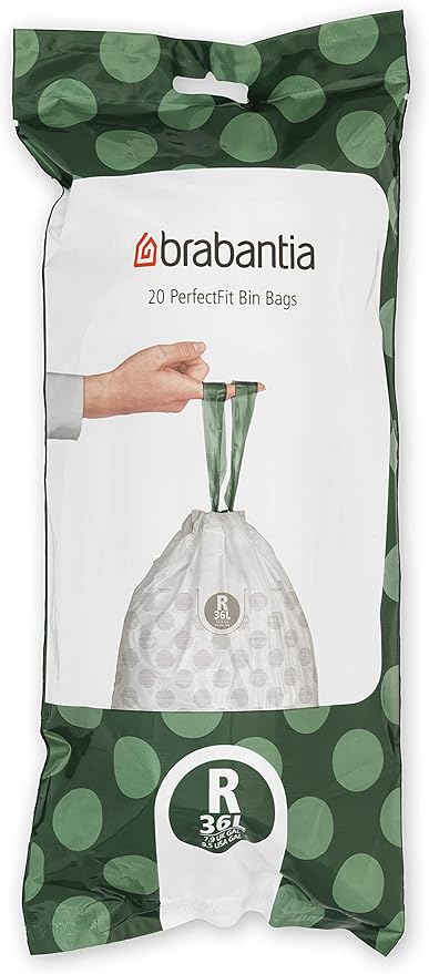 Brabantia PerfectFit Trash Bags Thick Plastic Trash Can Liners - Image 2