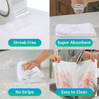 Newwiee 3 Pcs Extra Large Microfiber Cleaning Cloth 30" x 20" Washable Reusable - Image 5