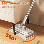 Cloth Changing Mini Mop with a Mini Foldable Desktop Mop, Flat Dust Mop - Image 6