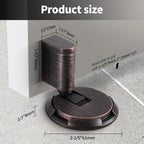 1 Pack Windproof Door Stoppers Adjustable Bottom of Door Holder No Drilling - Image 2