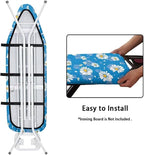 Blue Daisy Ironing Covers and Elasticized Edge Ironing Board Covers Protective - Image 4