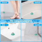 Shower Drain Hair Catcher Bathtub Drain Cover Shower Protector - Image 2