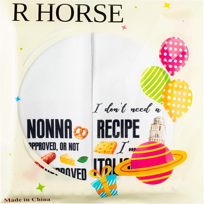 R HORSE Italian Kitchen Dish Towels - Image 6
