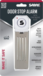 Sabre 120 dB Wedge Door Stop Security Alarm, Extremely Loud Wireless Siren - Image 10