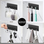 5 Slots Self Adhesive Toothbrush Holder - Image 5