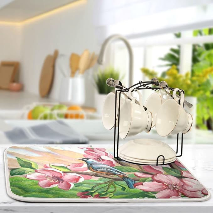Absorbent Dish Drying Mat for Kitchen Counter - Image 5