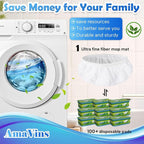 5 Pack Reusable 100% Cotton Mop Pads Compatible - Image 4