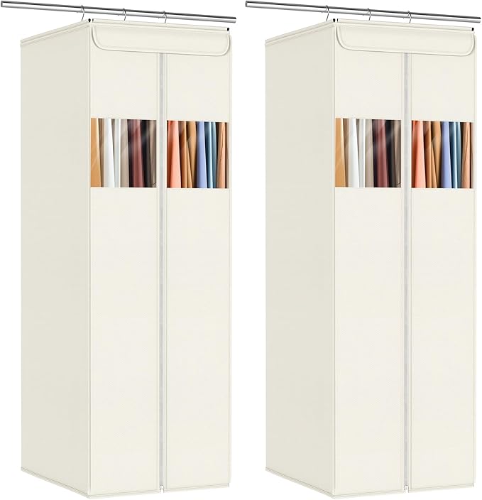 Zilink Clear Garment Bags for Hanging Clothes 54" Large Hanging Garment Bag for by Zilink