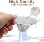 4pcs Heavy Duty Stainless Steel Slop Basket Filter Trap, 3.54" Top / 1.65" Mesh - Image 8