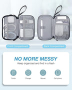 BAGSMART Cord Organizer Travel Cable Organizer Bag Tech Electronic Organizer - Image 2
