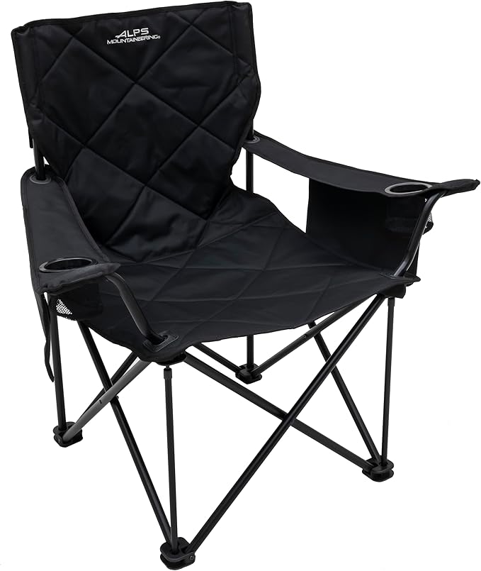ALPS Mountaineering King Kong Camping Chairs for Adults with Mesh Cup Holders and Pockets, Built Durable and Reliable with Compact Foldable Steel Frame by ALPS+Mountaineering