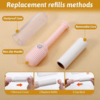 1 Pack Mini Lint Roller with 150 Sticky Sheets Refillable Compact Pocket Lint - Image 5