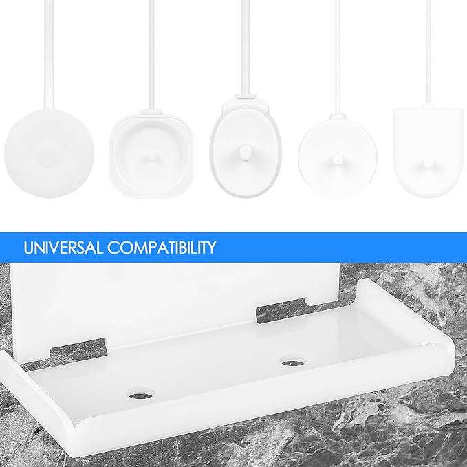 2Pack Electric Toothbrush Holder Wall Mounted, Electric Toothbrush Cord - Image 5