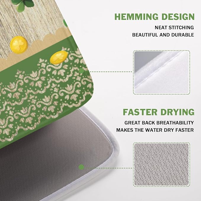 St Patricks Day Dish Drying Mat - Image 4