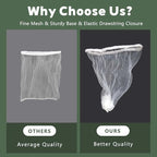 200 PCS Disposable Kitchen Sink Strainer Mesh Bags, Anti Clogging Elastic - Image 7