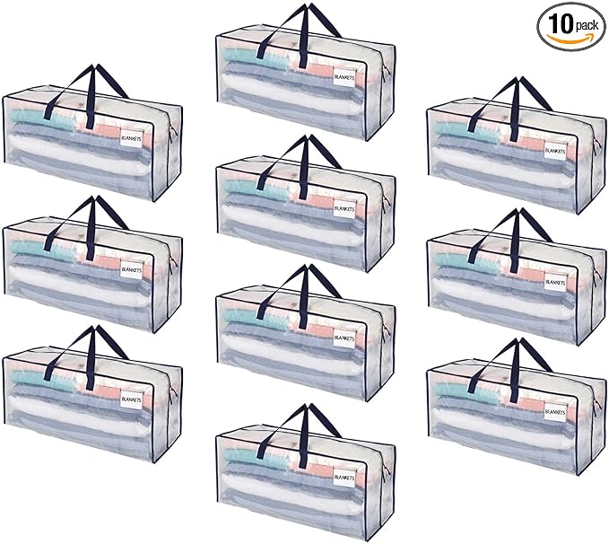 VENO 10 Pack Heavy Duty Moving Bags by Veno