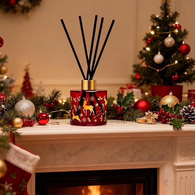 Reed Diffuser Set, Gingerbread Joy Christmas Oil Diffuser - Image 7