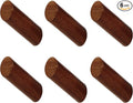 evory 6 Pack Wood Wall Hooks, Rustic Wooden Coat Hooks Wall Mount, Hat Hooks by Evory