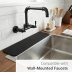 Customizable Faucet Mat for Kitchen Sink: 24"L x 4"W Cuttable Bathroom Counter - Image 9