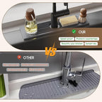 Faucet Mat for Kitchen Sink, Diatomite Quick Drying Tray, 15.8 Inch Kitchen - Image 6