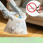 TECHSHARE Small Garbage Bags 4 Gallon - Image 8