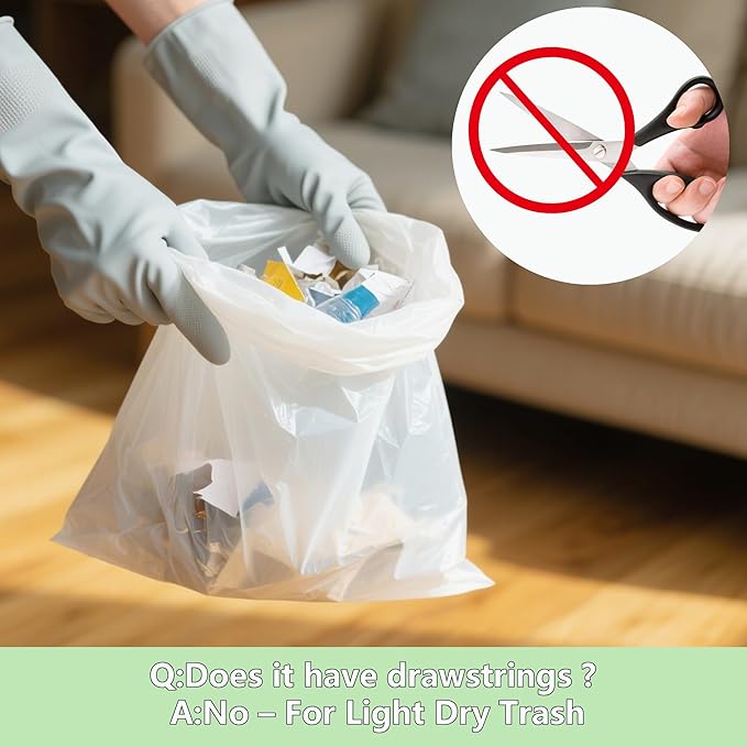 TECHSHARE 4 Gallon Small Trash Bags - Image 7