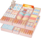 DIMJ Drawer Organizer Clothes Storage- 18 Pack Baby Dresser Organizer by DiMJ