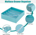 Drawer under Cabinet Clothes Organizer 5 Cell Foldable Storage Cubes Underwear - Image 7