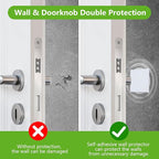 HOME MASTER HARDWARE Self Adhesive Wall Protector Square 4 inch, 10 Pack Door - Image 3