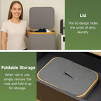 100L Foldable Laundry Basket - Image 4