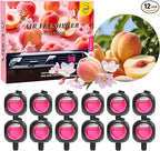 Car Air Freshener Vent Clips, 12 Pack, Provides Long-Lasting Scent, Car by DRIVEJOY