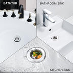 4 Pack Heavy Duty Stainless Steel Kitchen Sink Drain Strainer, Bathroom Hair - Image 3