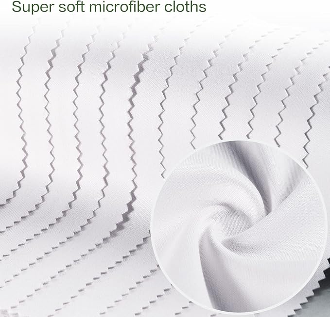 Eyeglass Cleaning Cloth Glasses Cleaner 12Pack Microfiber Lens Cleaner Eyewear - Image 3