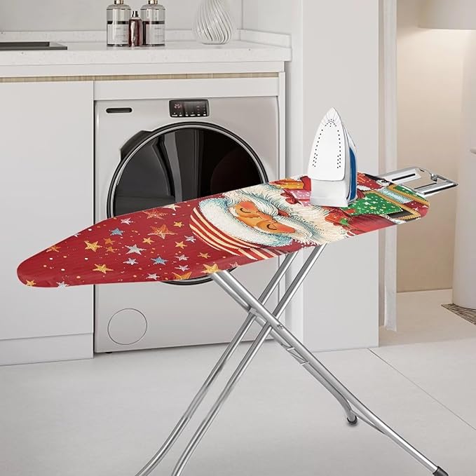 ZDCUSTOM 13"x52" Ironing Board Cover, Santa Claus Merry Christmas Decorative - Image 2