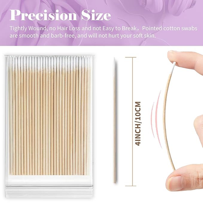 1000PCS Pointed Cotton Swabs - Image 3