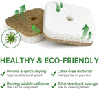 16 Pack Biodegradable Natural Kitchen Sponges, Compostable Cellulose & - Image 4