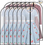 Garment Bags for Hanging Clothes Suit Bags for Closet Storage Plastic by UOUEHRA