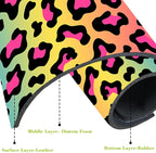 Sink Faucet Absorbing Mat Rainbow Colored Leopard Print Sink Splash Guard - Image 3